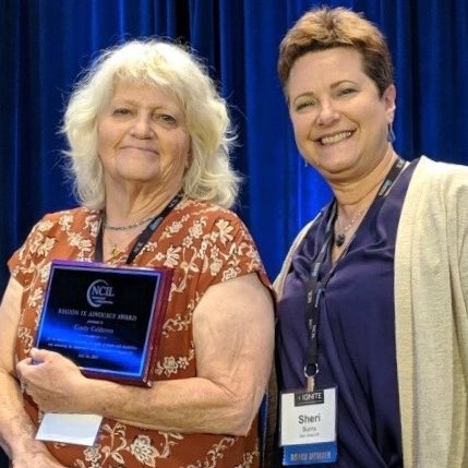 Cindy Receives Award